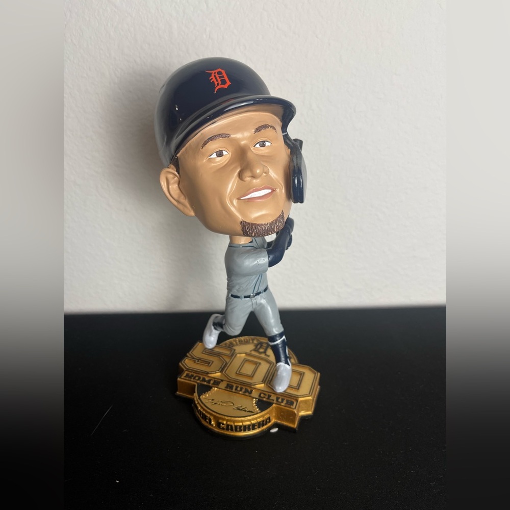 Miguel Cabrera 500 Homeruns Gold Bobblehead Detroit Tigers 🇻🇪
